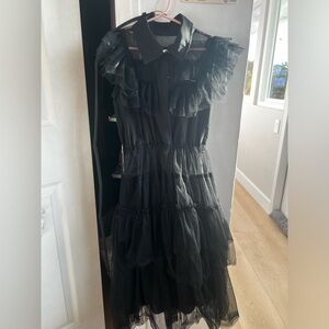 Wednesday Addams Halloween Costume (7-8). Includes Steve Madden boots & wig.